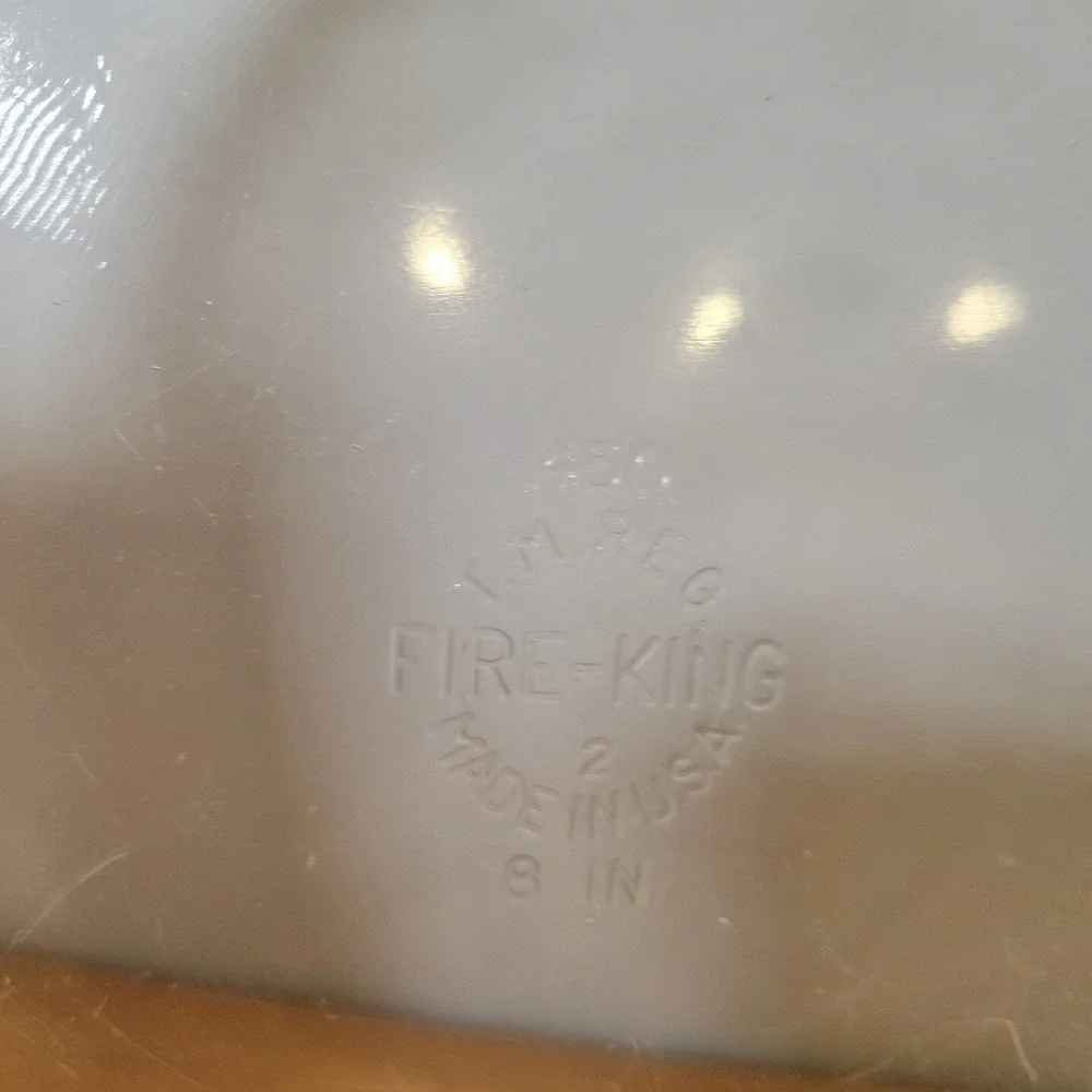 Vintage Fire-King #450 Clear Glass 8